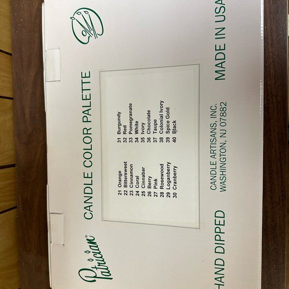 Brand new never used patrician hand dipped candels - Picture 6 of 6